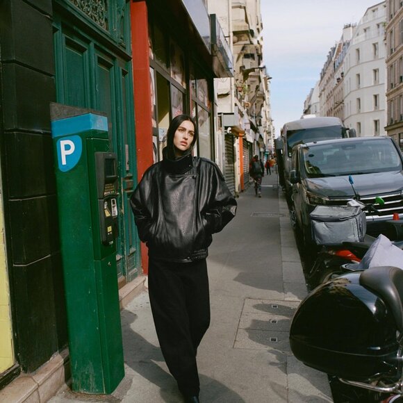 ZARA FAUX LEATHER JACKET NWT - Picture 2 of 3